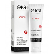 Нічний крем для жирної та проблемної шкіри - Gigi Acnon Overnight Treatment