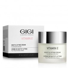 Нічний ліфтинг крем - GIGI Vitamin E Night&Lifting Cream
