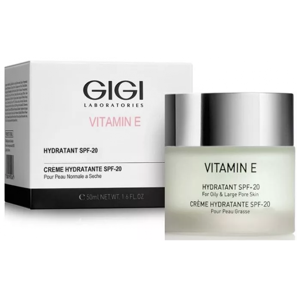 Зволожувач для жирної шкіри SPF-20 - GIGI Vitamin E Moisturizer for Oily Skin SPF20 - Фото 1