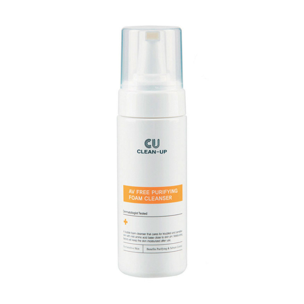 Очищувальний мус для чутливої проблемної шкіри - CUSKIN Clean-Up AV Free Purifying Foam Cleanser - Фото 1