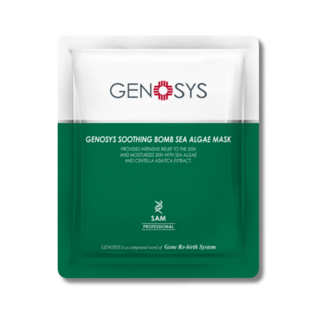 Заспокійлива маска з морськими водоростями - Genosys Soothing Bomb Sea Algae Mask - Фото 1