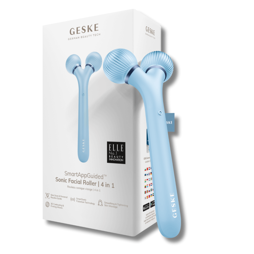 Електронний звуковий ролик для обличчя - Geske Sonic Facial Roller 4 in 1 - Фото 1