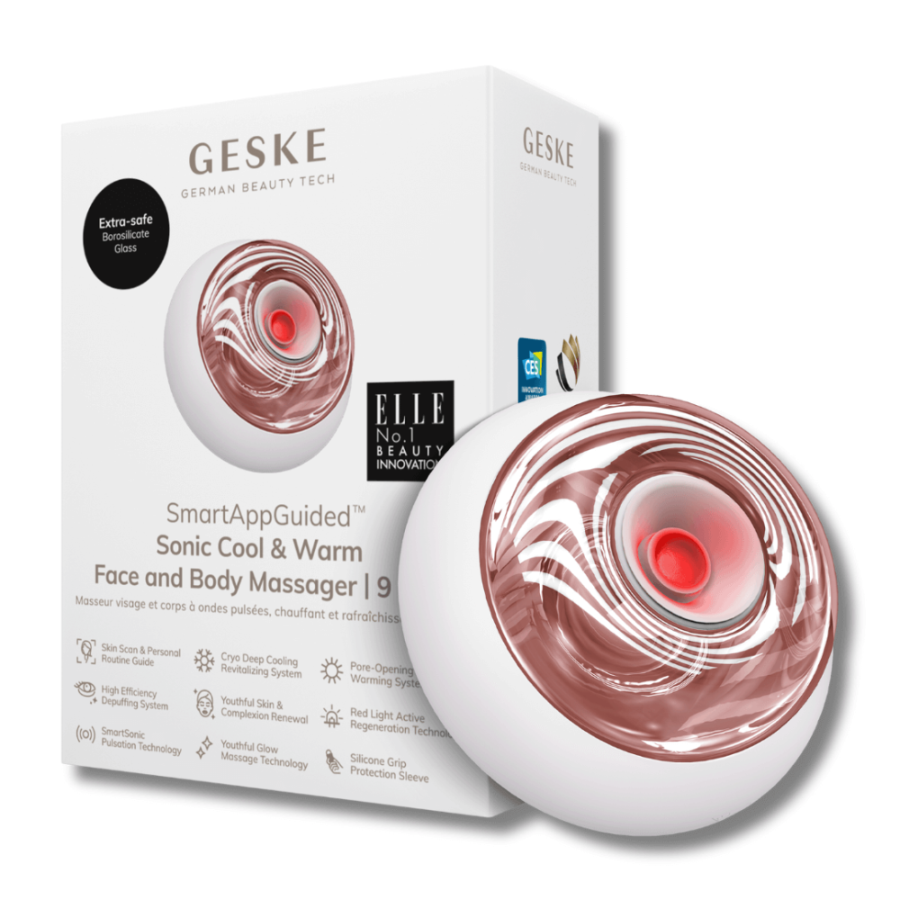 Звуковий масажер для обличчя та тіла - Geske Sonic Cool & Warm Face and Body Massager 9 in 1 - Фото 1