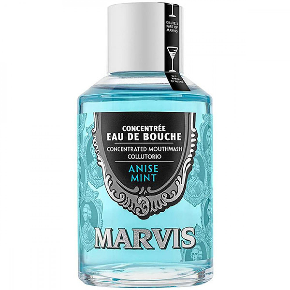 Ополіскувач - концентрат для ротової порожнини "Аніс і м'ята" - Marvis Anise Mint Concentrated Mouthwash - Фото 1