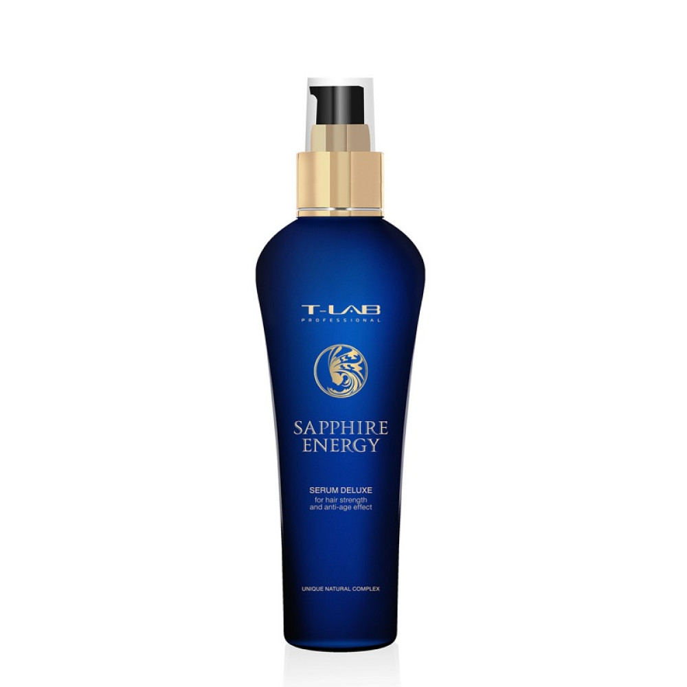 Сыворотка для силы волос и эффекта анти-эйдж - T-Lab Professional Sapphire Energy Serum Deluxe