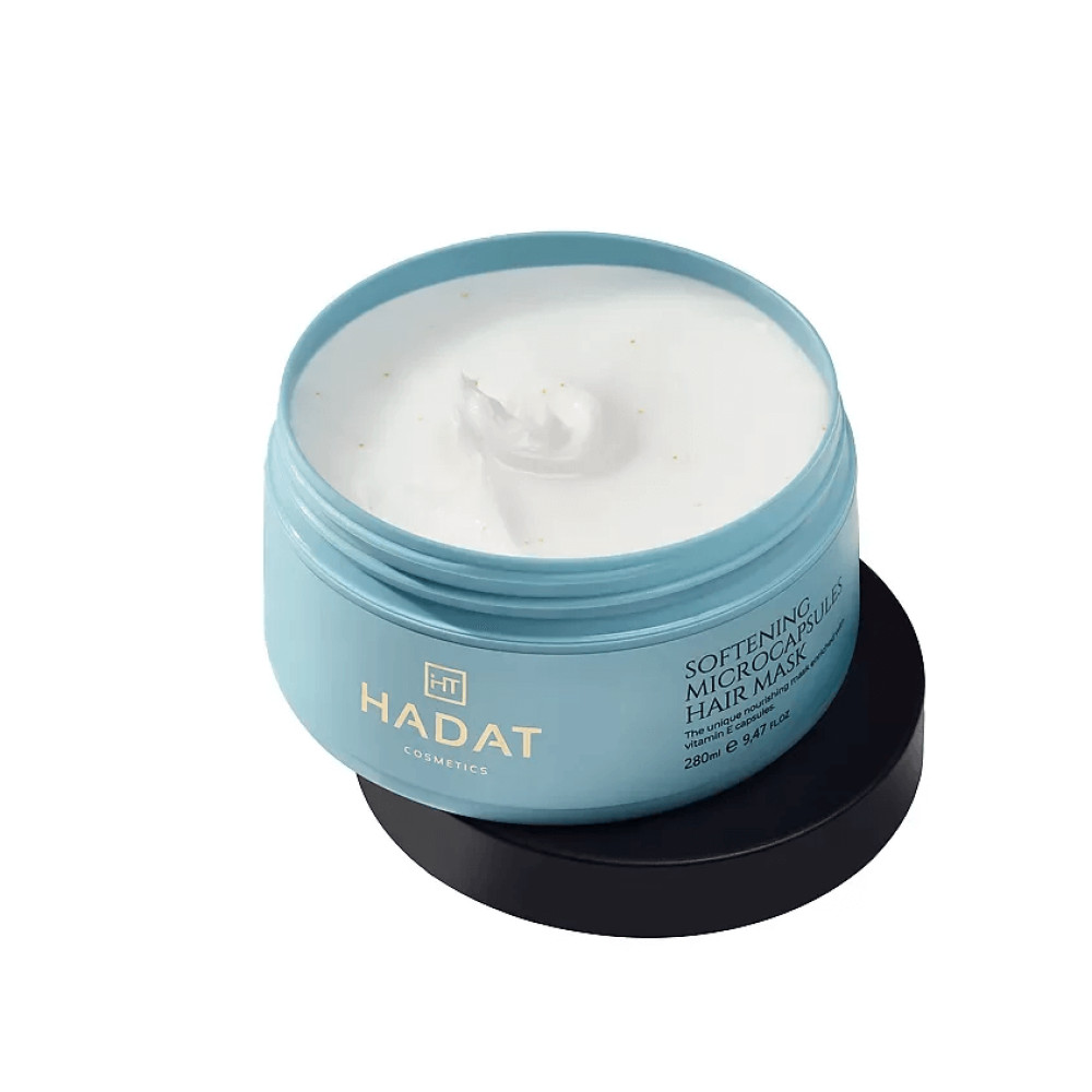 Смягчающая маска для волос с микрокапсулами - Hadat Cosmetics Softening Microcapsules Hair Mask фото 2