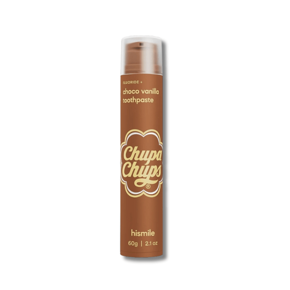 Зубна паста зі шоколадно-ванільним смаком - Hismile Chupa Chups Choco Vanilla Toothpaste - Фото 1