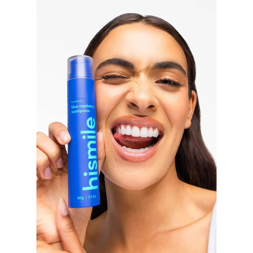 Зубна паста зі смаком блакитної малини - Hismile Blue Raspberry Toothpaste фото 2