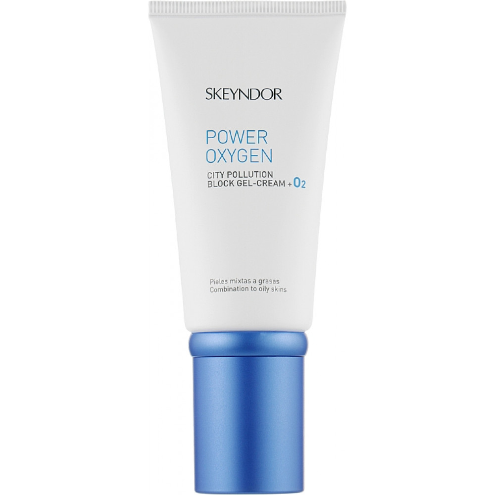 Кислородный детокс гель-крем для комбинированной кожи - Skeyndor Power Oxygen City Pollution Block Gel-Cream + O2 (15 ml)