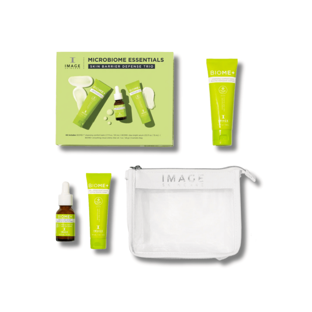Набір для підтримки захисту шкіри обличчя - Image Skincare Facial Set Microbiome Essentials Skin Barrier Defense Trio - Фото 1