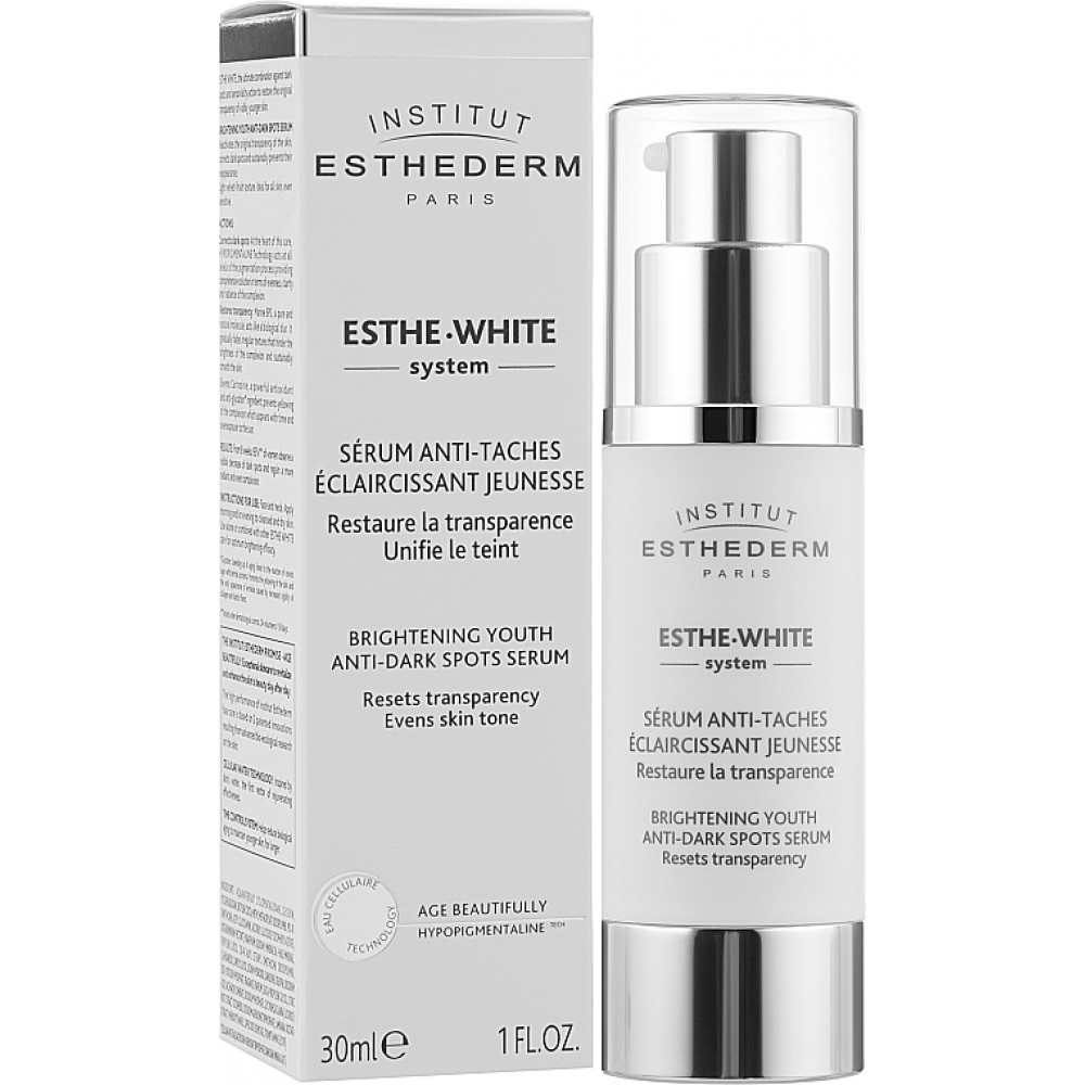 Освітлююча сироватка, що омолоджує - Institut Esthederm Esthe-White System Brightening Youth Anti-Dark Spots Serum