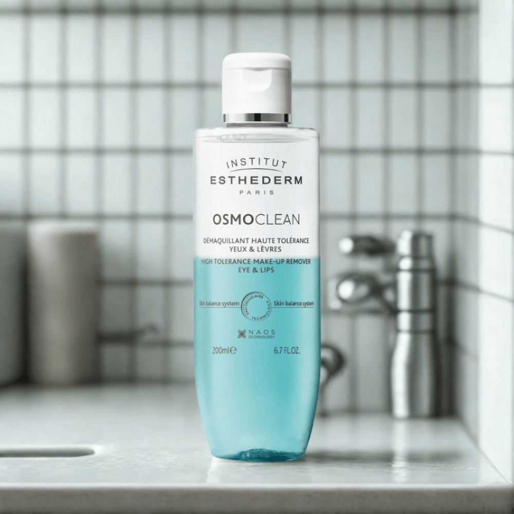 М’який засіб для зняття макіяжу з очей та губ - Institut Esthederm Osmoclean High Tolerance Make-Up Remover Eye & Lips фото 2