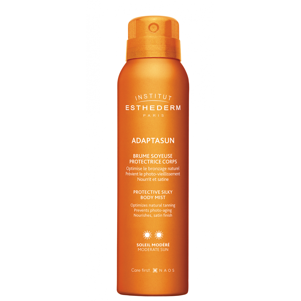 Розпилення у вигляді димки - Institut Esthederm Silky Body Mist Adaptasun** 