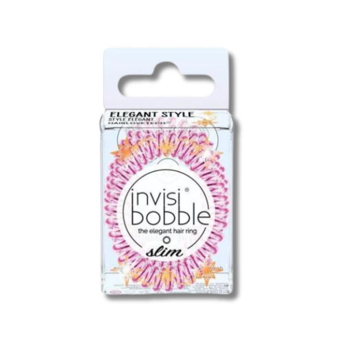 Резинка для волосся - Invisibobble Slim Time To Shine La Vie En Rose фото