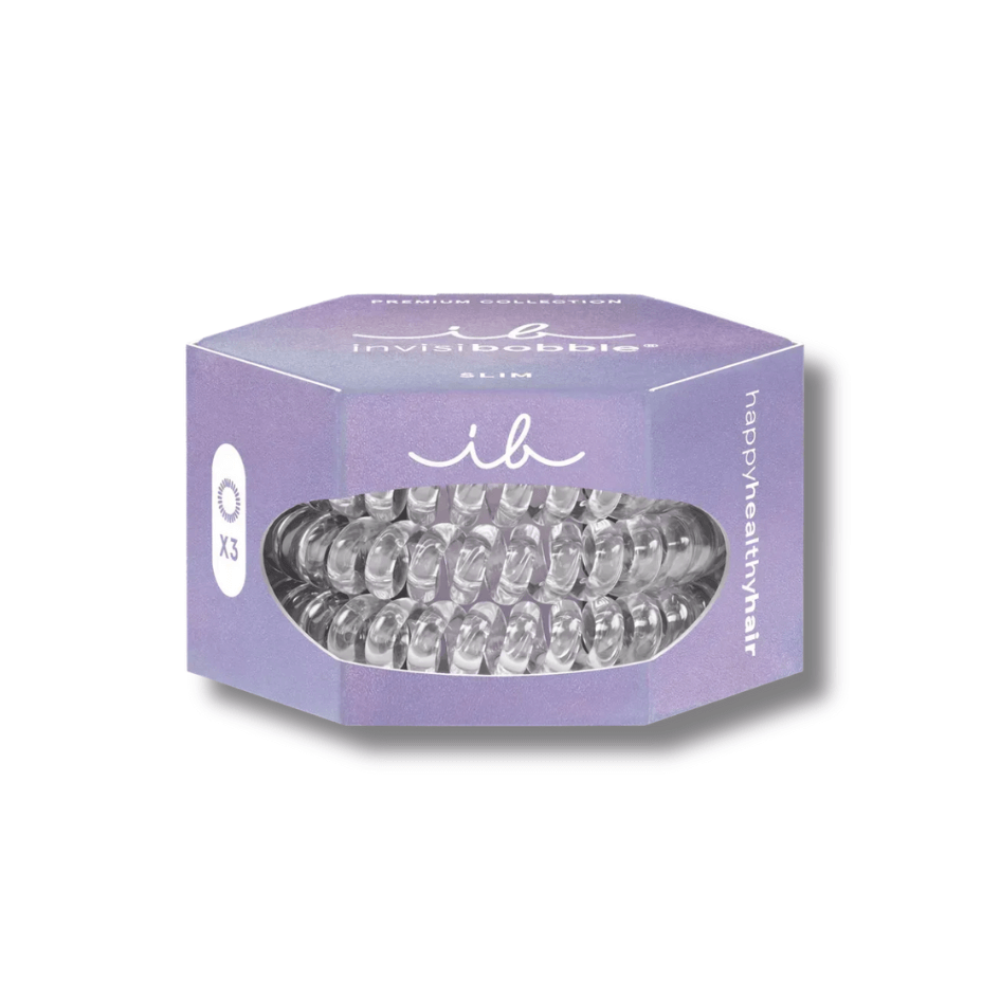 Гумка-браслет для волосся- Invisibobble SLIM PREMIUM Crystal Clear - Фото 1