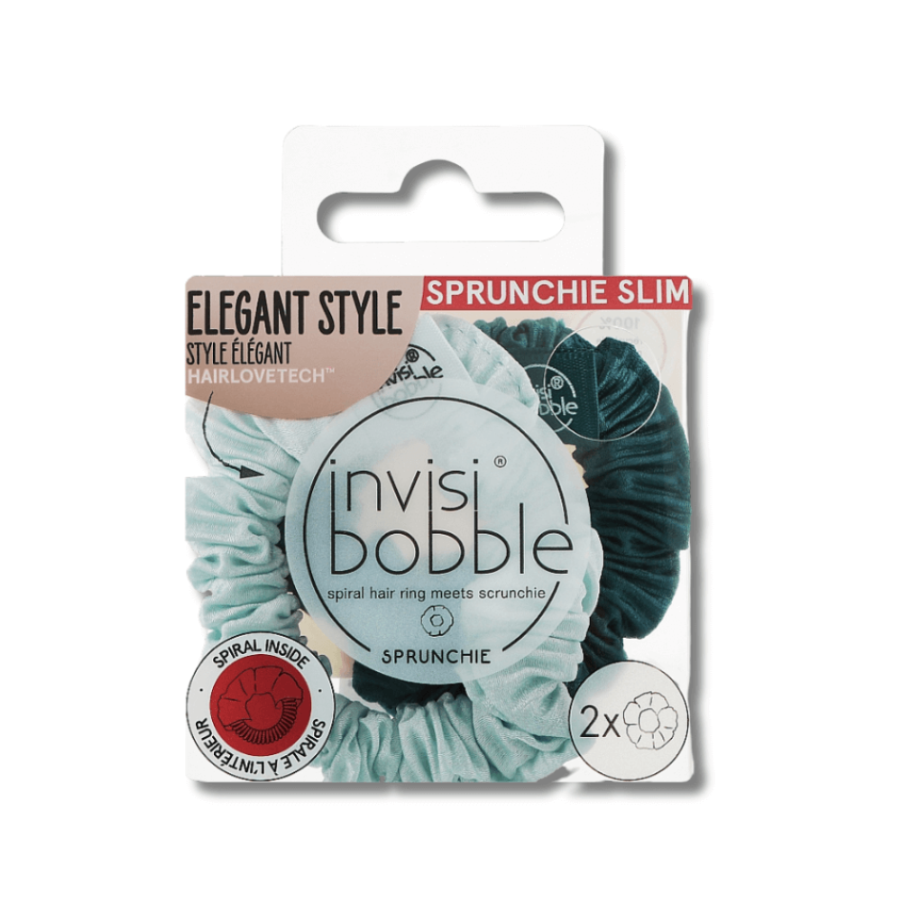 Гумка-браслет для волосся - Invisibobble SPRUNCHIE SLIM Cool as Ice - Фото 1