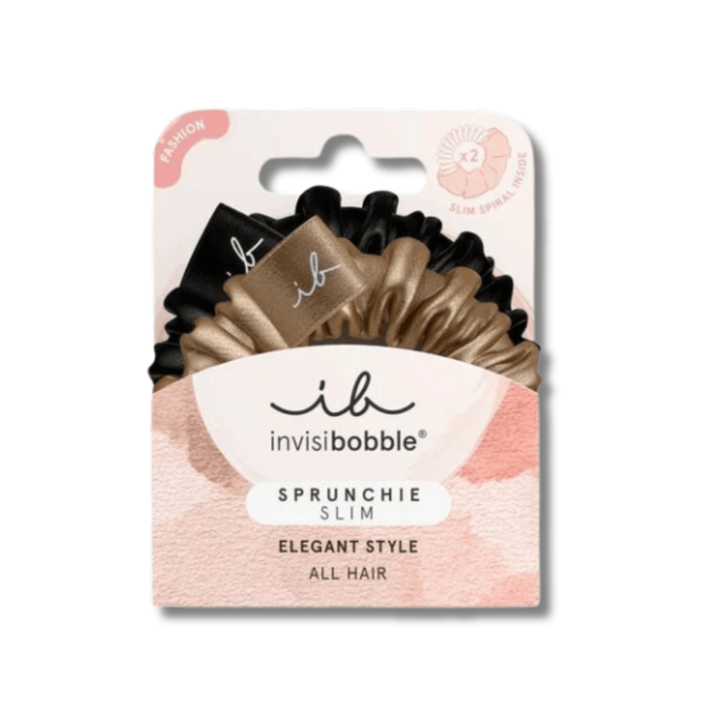 Гумка-браслет для волосся - Invisibobble SPRUNCHIE SLIM Elegant Style True Golden - Фото 1