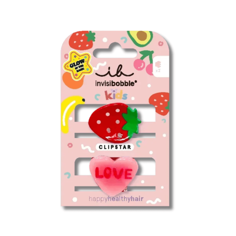 Заколка для волосся - Invisibobble Clipstar Glow Kids Frutti Strawberry - Фото 1