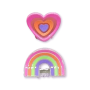 Заколка для волосся - Invisibobble Clipstar Glow Kids Happy Heart - Фото 2