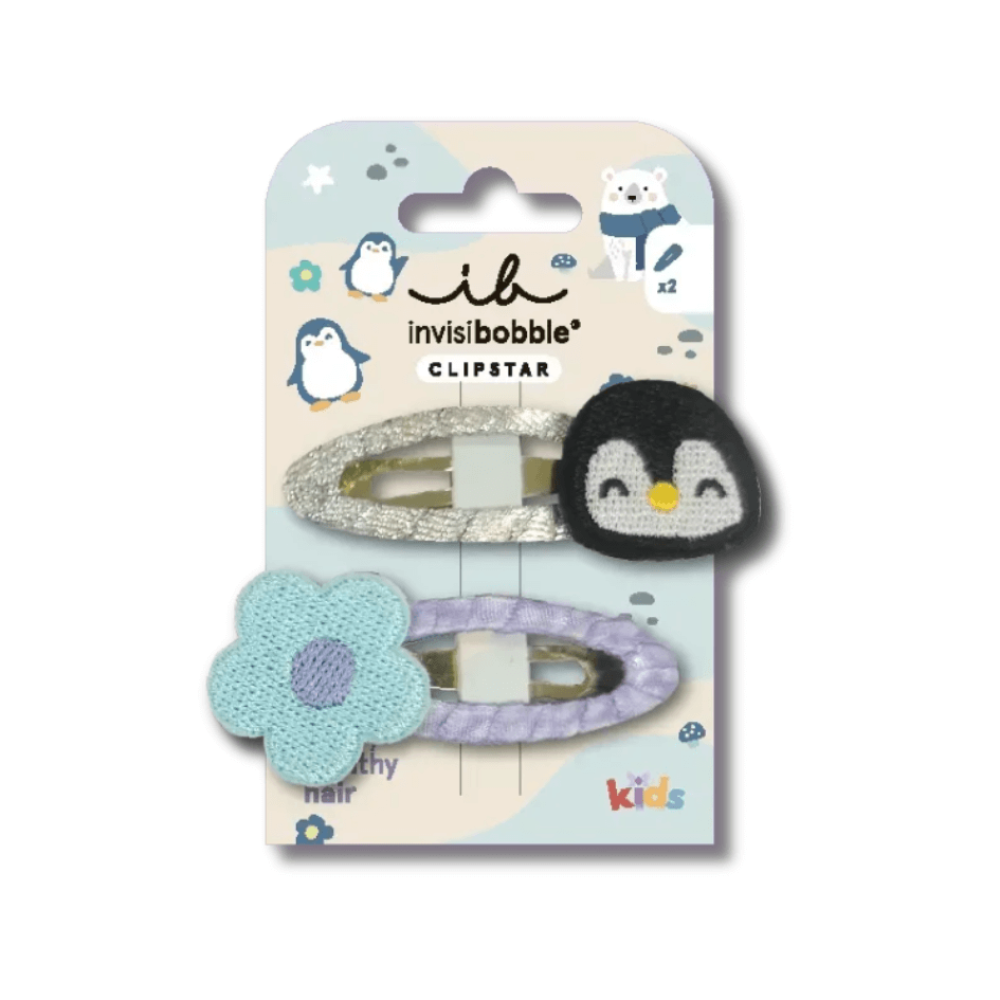 Заколка для волосся - Invisibobble SNAP CLIPSTAR KIDS Polar Penguin - Фото 1