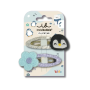 Заколка для волосся - Invisibobble SNAP CLIPSTAR KIDS Polar Penguin - Фото 1