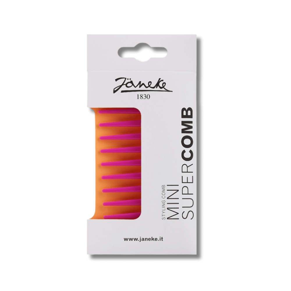Гребень для волос фуксия - Janeke Mini Supercomb - Фото 1