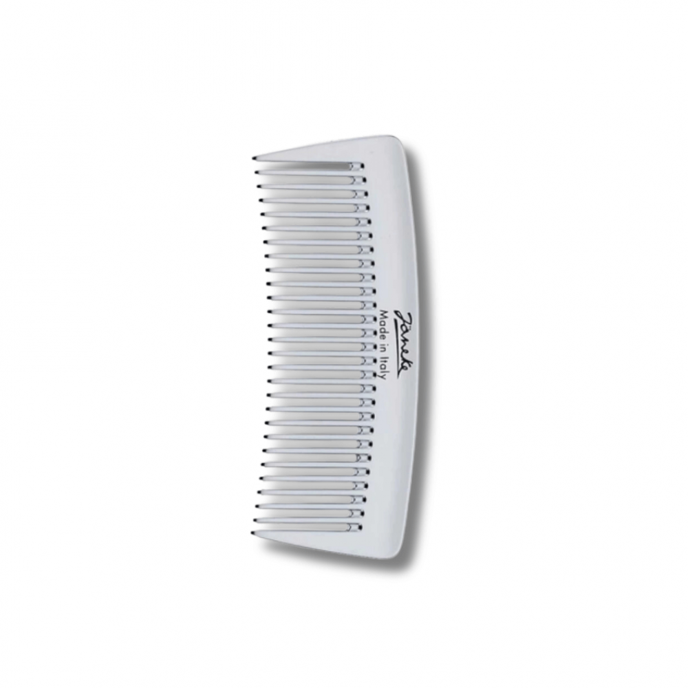 Гребень для волос серебряный - Janeke Silver Comb Small Size