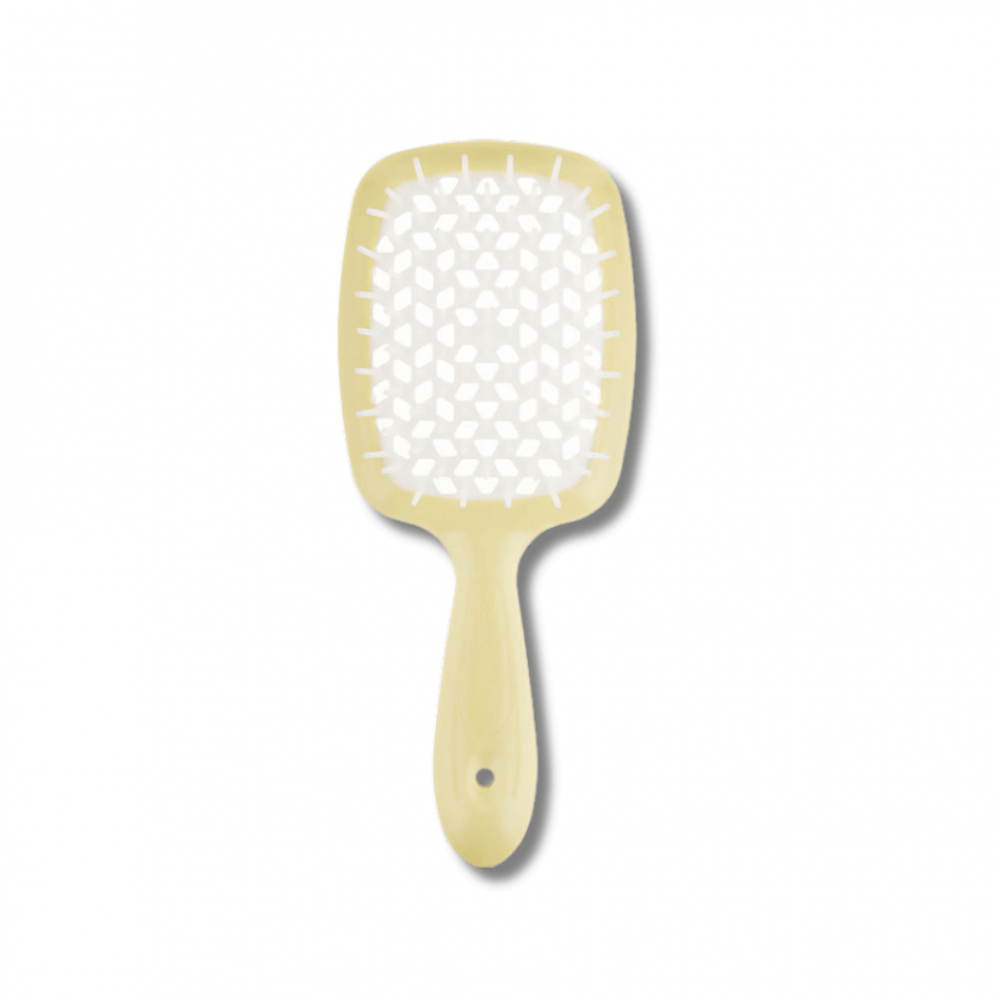 Маленькая расческа для волос жёлтая - Janeke Small Superbrush