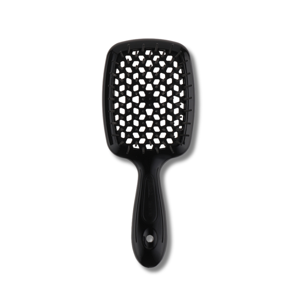 Маленькая расческа для волос чёрная - Janeke Small Superbrush