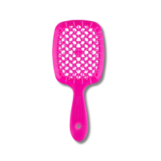 Маленькая расческа для волос фуксия неон - Janeke Small Superbrush