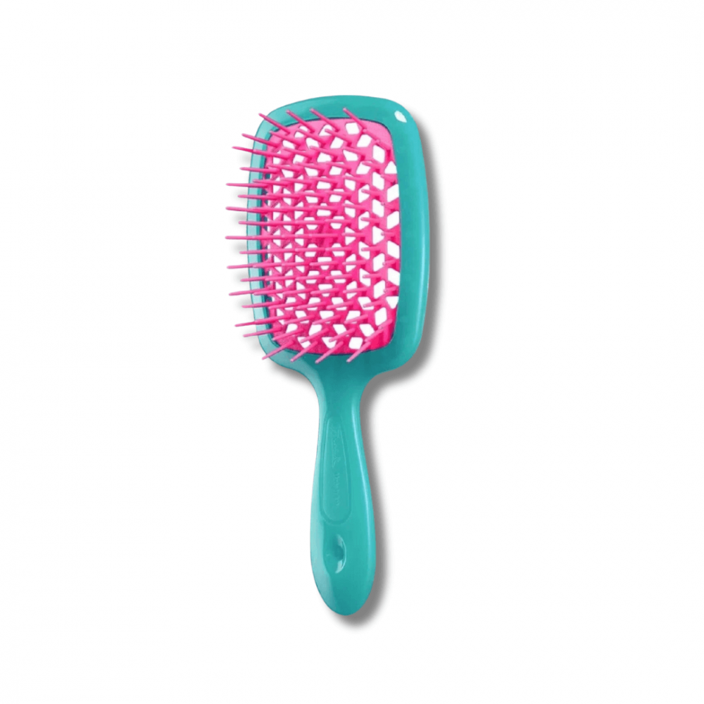Супербраш бирюзовая с розовой серединкой - Janeke Superbrush