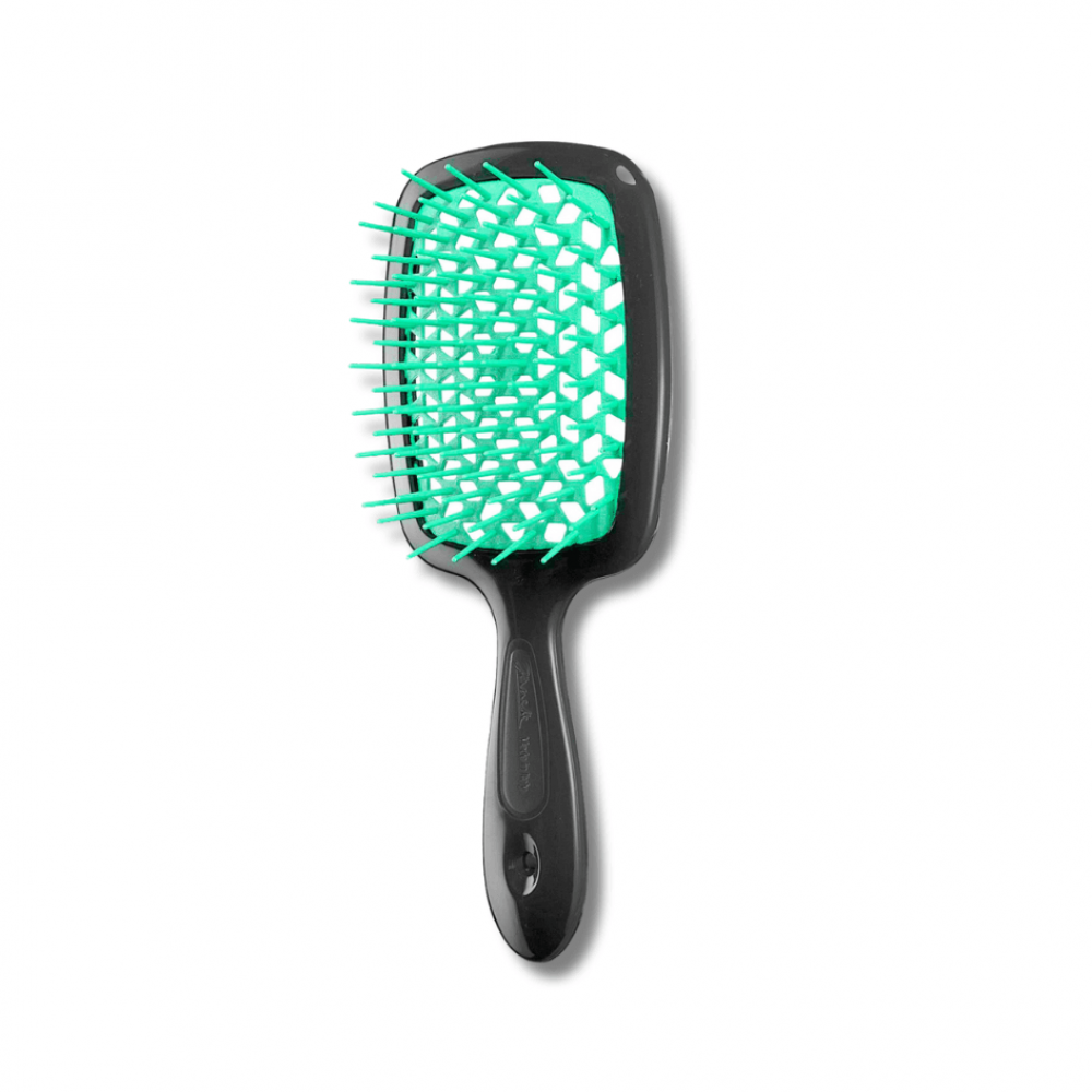 Супербраш чёрная с бирюзовой серединкой - Janeke Superbrush