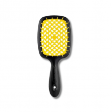 Супербраш чёрная с жёлтой серединкой - Janeke Superbrush