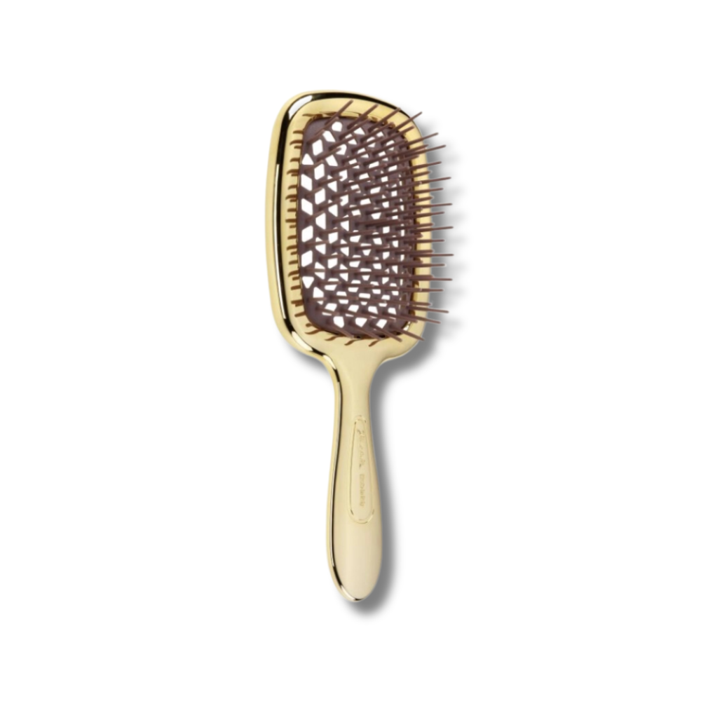 Супербраш золотая щетка с коричневой серединкой - Janeke Superbrush Gold & Brown