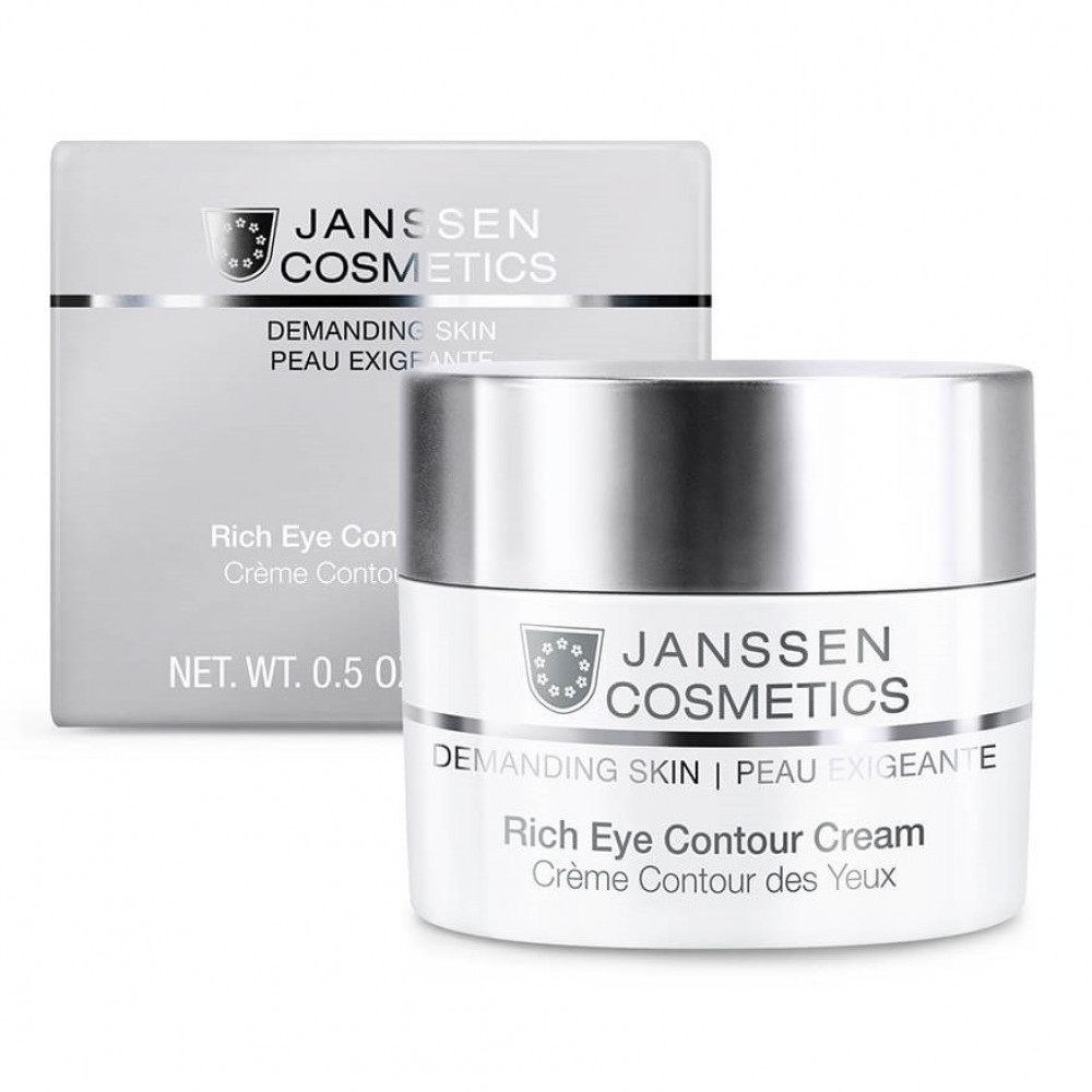 Поживний крем для шкіри навколо очей - Janssen Cosmetics Rich Eye Contour Cream - Фото 1