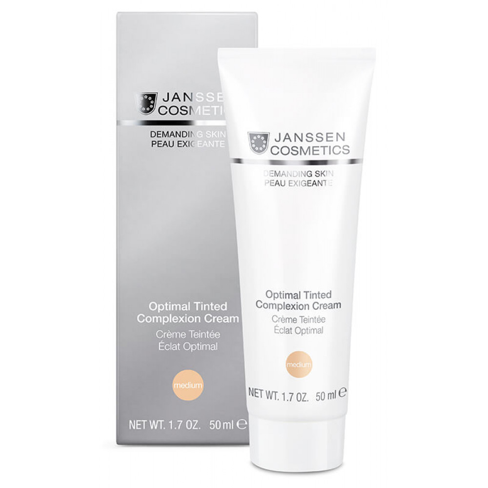 Денний тонуючий крем "Medium" - Janssen Cosmetics Optimal Tinted Complexion Cream Medium  - Фото 1