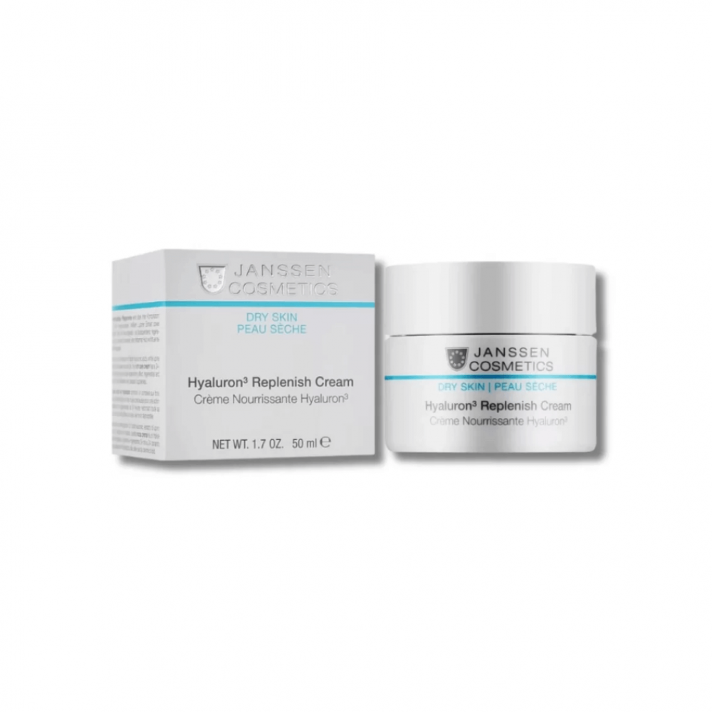 Крем із гіалуроновою кислотою - Janssen Cosmetics Dry Skin Hyaluron³ Replenish Cream - Фото 1