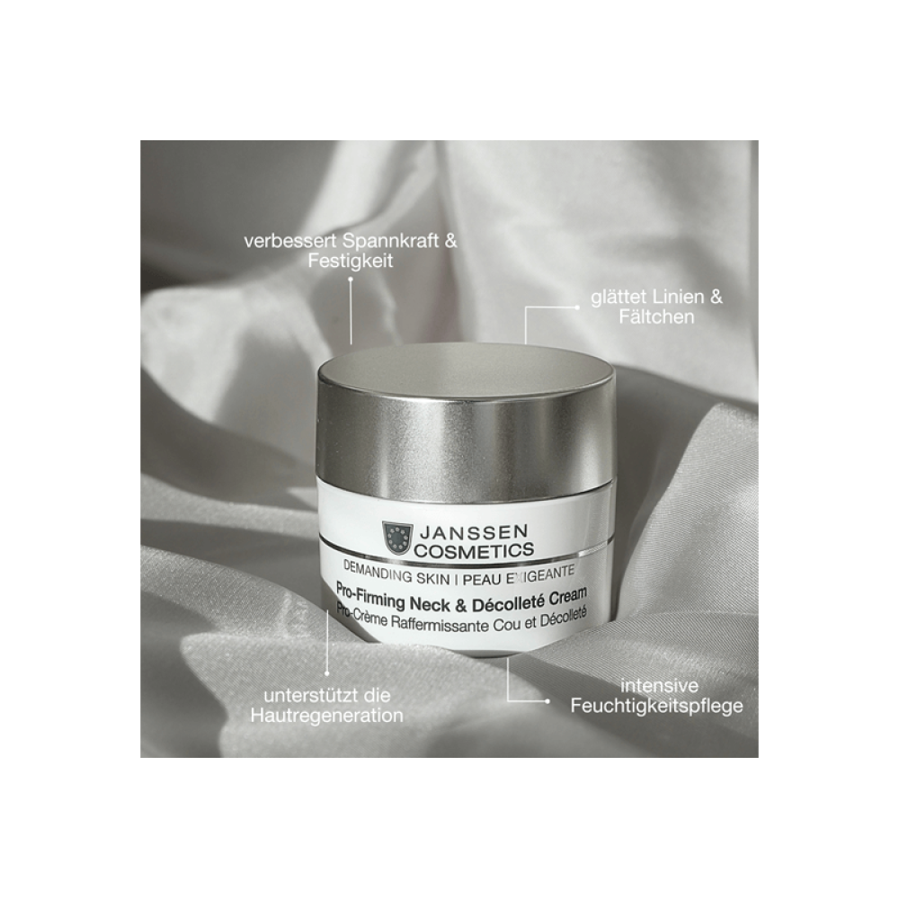 Зміцнюючий крем для шиї та декольте - Janssen Cosmetics Demanding Skin Pro-Firming Neck & Decollete фото 2