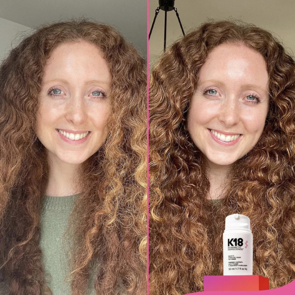 Незмивна маска для молекулярного відновлення волосся - K18 Leave-in Molecular Repair Hair Mask фото 3