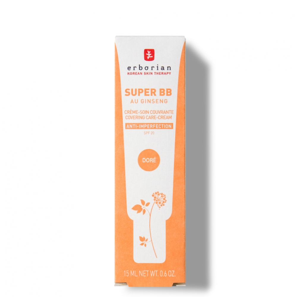 Тонуючий супер ВВ-крем для обличчя (Dore) - Erborian Super BB Au Ginseng Dore Cream фото 2