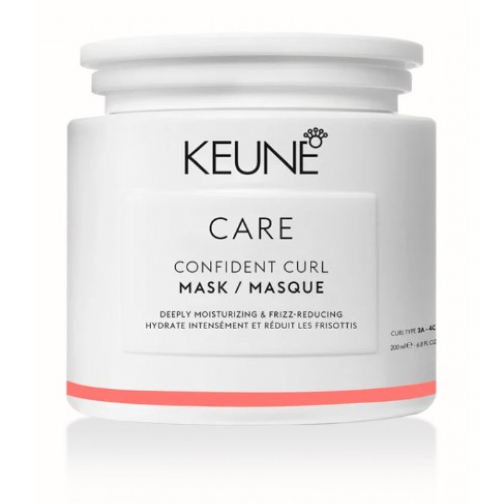 Маска для глубокого увлажнения сухих вьющихся волос - Keune Confident Curl Mask - Фото 1