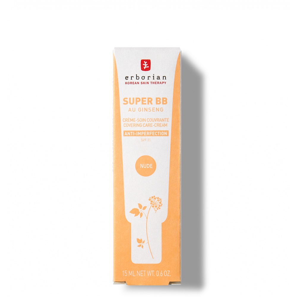 Тонуючий супер ВВ-крем для обличчя (Нюд) - Erborian Super BB Au Ginseng Nude Cream фото 2
