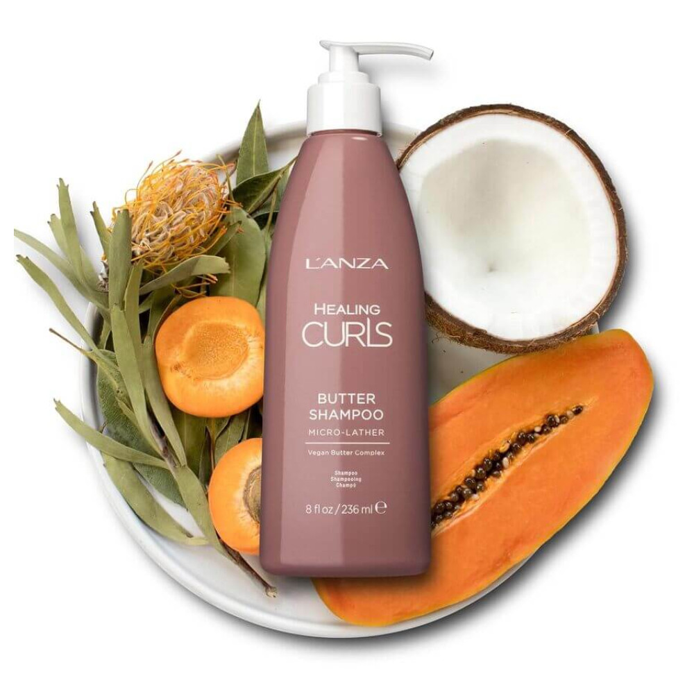 Масляный шампунь для вьющихся волос - L'anza Curls Butter Shampoo фото 3