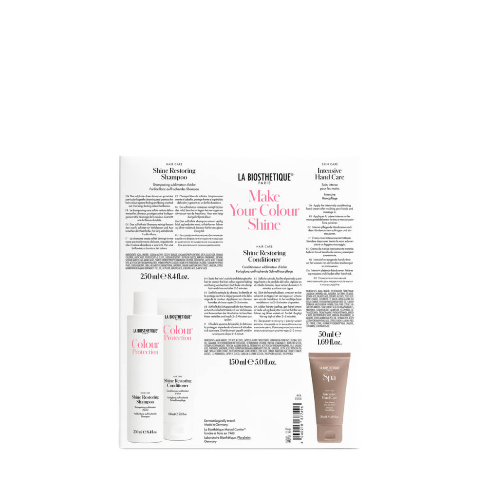 Набір подарунковий для догляду за волоссям - La Biosthetique Make Your Colour Shine Set фото 4