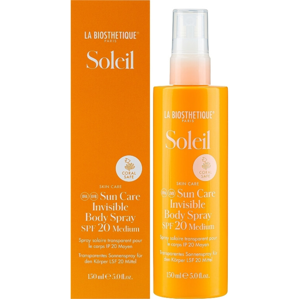 Спрей для тіла для захисту від сонця SPF 20 - La Biosthetique Soleil Sun Care Invisible Body Spray SPF 20 фото 3