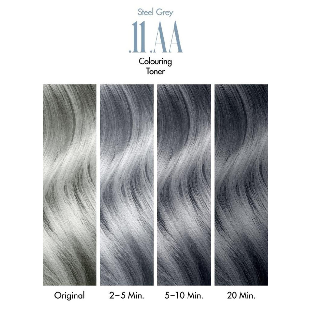Тонер для сивого волосся проти жовтизни - La Biosthetique Steel Grey.11.AA Colouring Toner фото 2