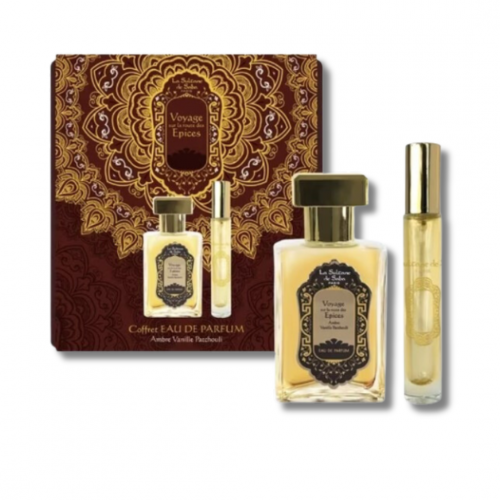 Подарунковий набір - La Sultane de Saba Ayurvedic Perfume Gift Box Amber Vanilla Patchouli фото