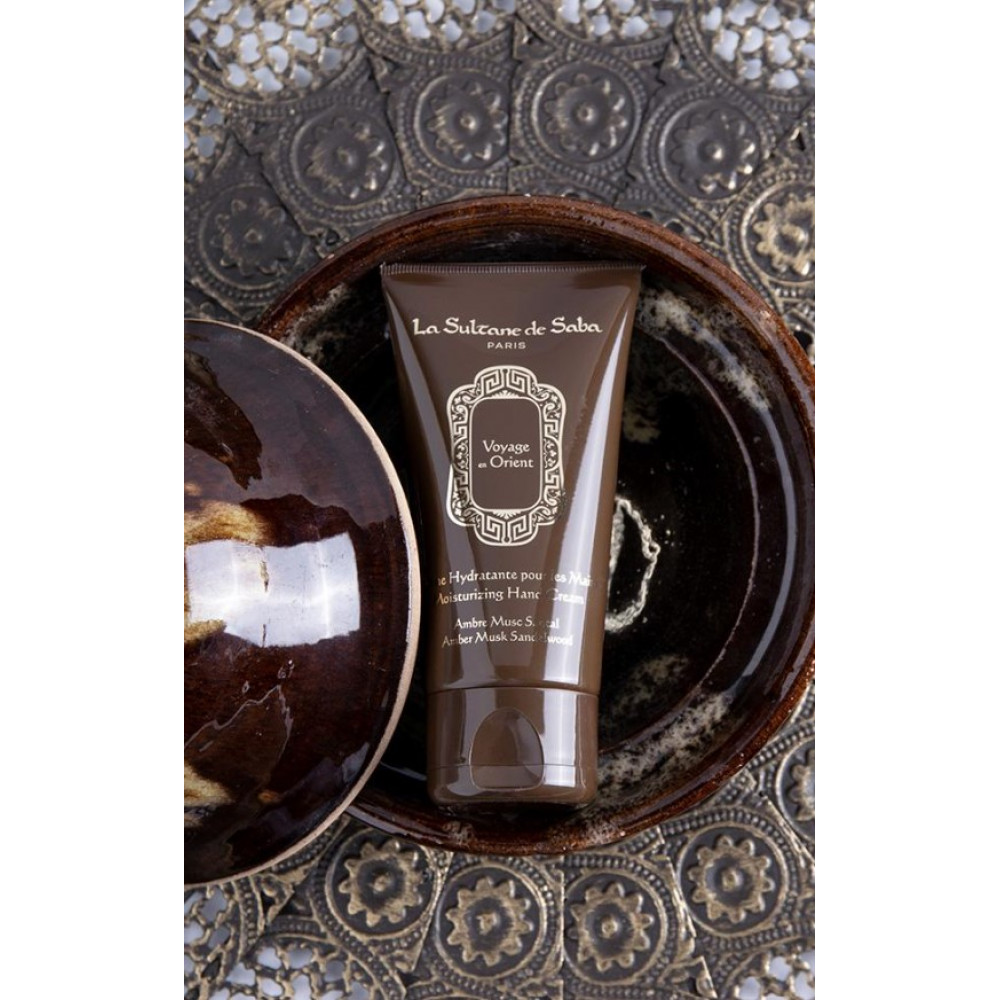 Крем для шкіри рук "Амбра, мускус, сандал" - La Sultane de Saba Hand Cream Amber, Musc, Santal фото 3