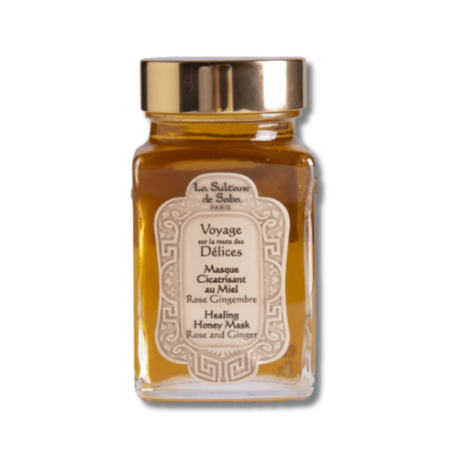 Медова маска для обличчя та тіла «Троянда та імбир» - La Sultane De Saba Rose Ginger Honey Mask фото