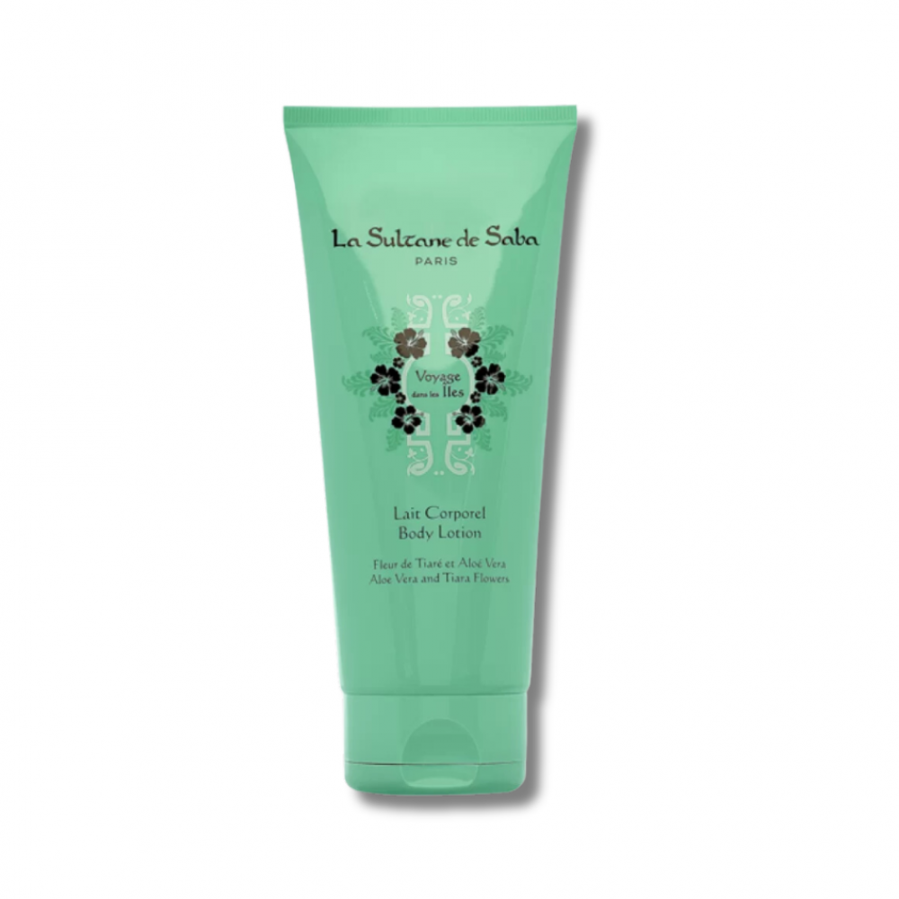 Молочко для тіла Тіаре та Алое Віра - La Sultane de Saba Lait Corporel Body Lotion Aloe Vera and Tiare Flowers - Фото 1